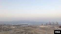 A general view of Gwadar port in Gwadar, Pakistan. (A. Gul/VOA)