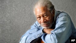 ফাইল ছবি - মর্গ্যান ফ্রিম্যান, লস অ্যাঞ্জেলেস, ২৫ এপ্রিল, ২০১১।