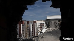 俄罗斯2022年6月26日袭击乌克兰哈尔科夫。（路透社）