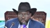 Le président sud-soudanais Salva Kiir s'adresse à la session d'ouverture du parlement à Juba.