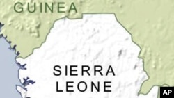Map of Sierra Leone