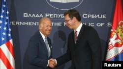 Izabrani predsednik SAD Džo Bajden u poseti Beogradu 2016.