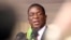 FILE - Emmerson Mnangagwa speaks after being sworn in as Zimbabwe's president in Harare, Zimbabwe, Nov. 24, 2017. 