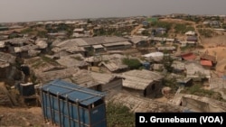 The Rohingya refugee camps are essentially unplanned cities. Shelters and toilets were often set up without appropriate planning. Aid groups are trying to retroactively put in proper drainage and stabilize slopes.