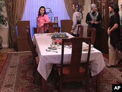 Muslims often break their fast by drinking water and eating dates as the Prophet Muhammad did.