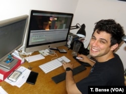 Filmmaker Jeremy Teicher now editing a new project at home in South Eugene