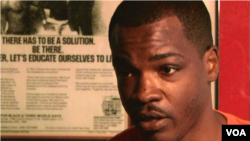 Christian Paige-Bass promotes HIV testing and treatment among gay African-Americans in Washington, D.C.