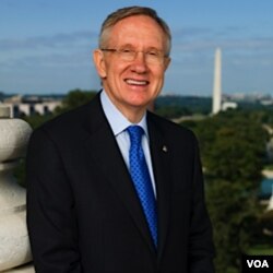 Senator Harry Reid, pemimpin mayoritas di Senat AS, dari negara bagian Nevada.