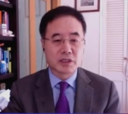 纽约法律学者虞平博士 (美国之音资料)