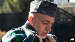 Afghan President Hamid Karzai, March 6, 2013. 
