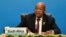 South Africa's President Jacob Zuma delivers a speech at the 2017 BRICS Summit in Xiamen, Fujian province in China, Sept. 4, 2017. 