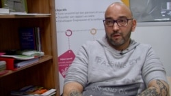 Social worker Kamel Adjal says interaction between Montfermeil's police and youngsters has improved. (L. Bryant/VOA)