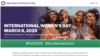 A portion of the International Women's Day home page.