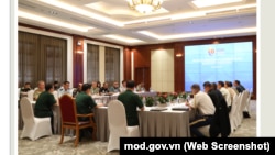 Bộ Quốc phòng Việt Nam họp với tuỳ viên quân sự của các quốc gia ASEAN+ vào ngày 8/10/2020.
