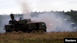 Serbian President Aleksandar Vucic told the pro-government TV Prva, Feb. 23, 2020, that the Pantsir S1 air-defense system was purchased after suggestions from Russian President Vladimir Putin.