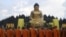 FILE - Buddhist monks gather at Borobudur temple to celebrate Vesak, which marks the birth, enlightenment and demise of Buddha, in Magelang, Central Java, Indonesia, May 14, 2014.