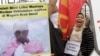 Indonesian workers protest against the alleged abuse of an Indonesian worker in Saudi Arabia, in Jakarta, Nov 23, 2010.