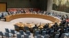 The United Nations Security Council votes on a new sanctions resolution that would increase economic pressure on North Korea to return to negotiations on its missile program at U.N. headquarters, Aug. 5, 2017.