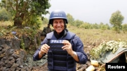 Qatarda asoslangan telekanalning uch jurnalistidan biri, avstraliyalik Piter Greste.