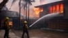 30,000 ordered to flee Los Angeles-area wildfire; 13,000 structures threatened 