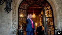 Le président élu Donald Trump à Palm Beach, le 21 décembre 2016.