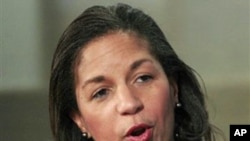 The US Ambassador to the UN Susan Rice (file photo)