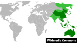 Asia-Pacific map