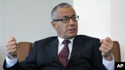 FILE - Ali Zeidan in Paris, March, 21, 2011. 