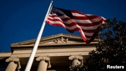 نمایی از ساختمان وزارت دادگستری ایالات متحده در شهر واشنگتن