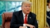 Donald Trump, parlant dans le Bureau ovale à la Maison Blanche, Washington, le 16 octobre 2018