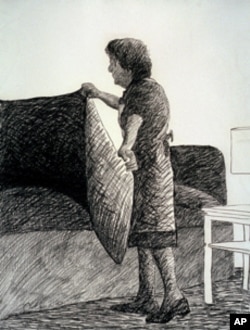 Tony Ortega's work often examines the overlooked contributions of people, especially immigrants, who do manual labor.