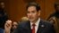US Senator Marco Rubio testifies before a Senate Foreign Relations Committee hearing on his nomination to be Secretary of State, on Capitol Hill in Washington, DC, on January 15, 2025. (Photo by ANDREW CABALLERO-REYNOLDS / AFP)