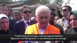 Turkish Prime Minister Addresses Rohingya Crisis