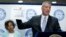 New York City Mayor Bill de Blasio holds up a chart documenting the cases of Legionnaires' disease while speaking to reporters at Lincoln Hospital in the Bronx borough of New York, Aug. 4, 2015.