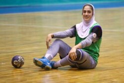 تمرین تیم ملی هندبال بانوان برای حضور در رقابت‌های جهانی اسپانیا