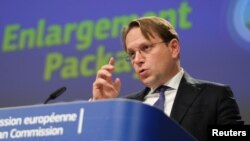 Evropski komesar za proširenje Oliver Varhelji