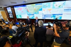 Jay Butler, Deputy Director for Infectious Diseases, addresses the media about response to the 2019 Novel Coronavirusas at the Emergency Operations Center inside The Centers for Disease Control and Prevention, Feb. 13, 2020, in Atlanta, Georgia.