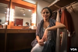 Soprano Lara Jokhadar plays Abla, a princess who falls for Abla, a slave. (Photo: John Owens for VOA)
