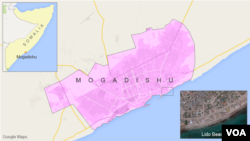 Lido Beach in Mogadishu, Somalia.