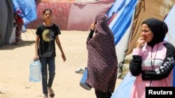 লক্ষ লক্ষ ফিলিস্তিনি গাজার বিভিন্ন এলাকা থেকে পালিয়ে রাফায় আশ্রয় নিয়েছে। ফটোঃ ৫ মে, ২০২৪। 