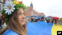 Українці у Польщі відзначають у Варшаві роковини Незалежності України