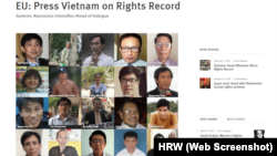 Thông cáo của tổ chức Theo dõi Nhân quyền ngày 4/3/2019.