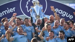 'Yan Wasan Manchester City.