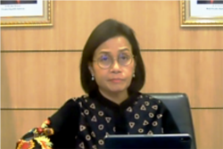 Menteri Keuangan RI Sri Mulyani Indrawati. (Foto: VOA/Nurhadi)