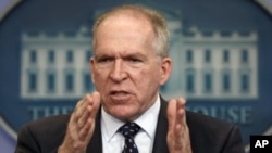 John Brennan, assistant to the president for homeland security and counterterrorism, speaks about the killing of Osama bin Laden from the Briefing Room of the White House in Washington. (File Photo -May 2, 2011) 
