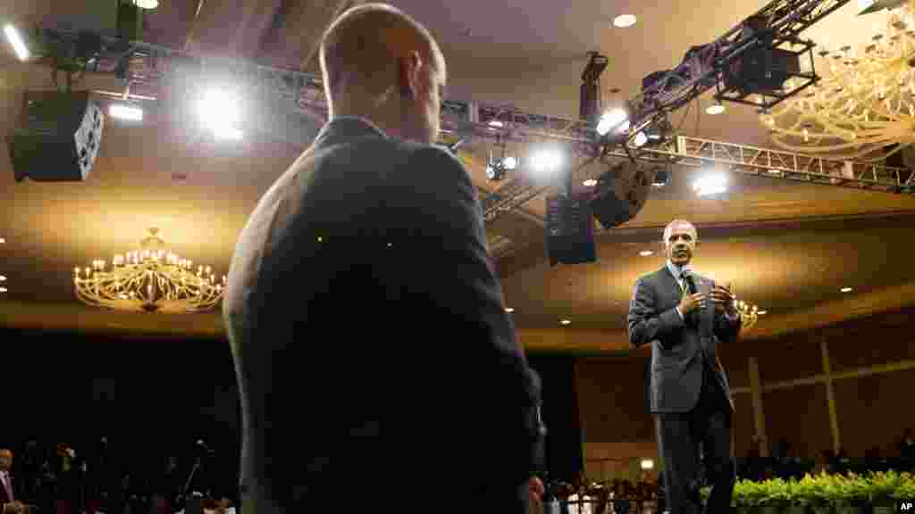 Shugaba Barack Obama a YALI 2015.