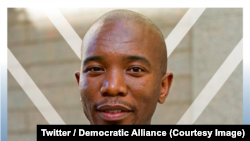 Mmusi Maimane a été réélu la tête du principal parti d'opposition sud-africain, l'Alliance démocratique (DA), au dernier jour d'un congrès à Pretoria, 8 avril 2018. (Twitter/Democratic Alliance)
