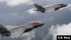 美国的F35C闪电II型联合攻击机（美国海军提供）