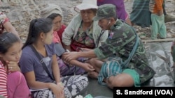 Saw Shwe Maung has been a front-line Karen National Liberation Army medic for 10 years. He fears the spread of disease among the displaced during the rainy season.