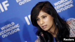 资料照：国际货币基金组织（IMF）第一副总裁吉塔·戈皮纳特 （Gita Gopinath）